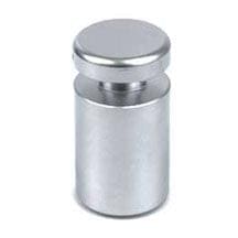 3/4" Diameter x 1" Standoff Support in Satin Chrome Finish | Nova Display Systems
