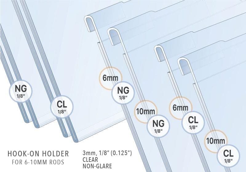 Acrylic Holder Finish — Thickness and Material Type | Nova Display Systems