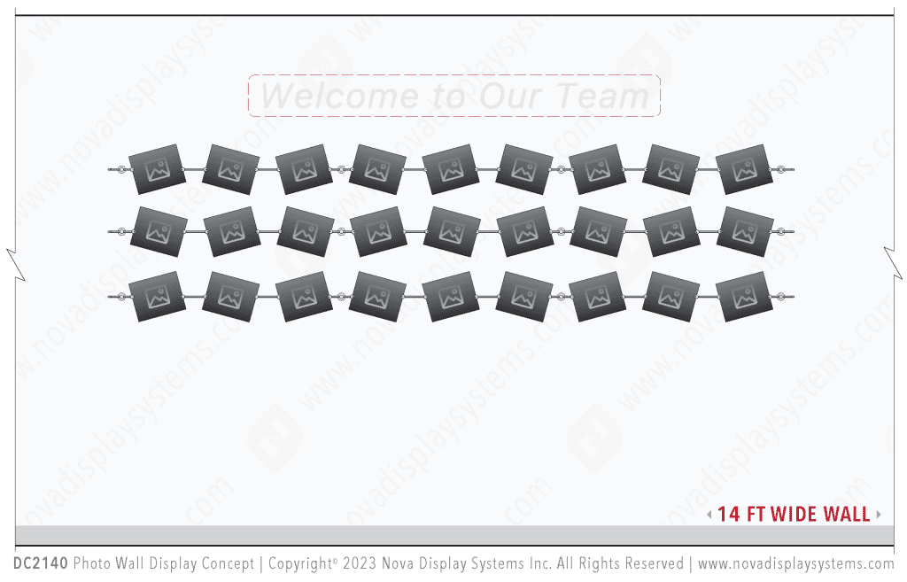 DC2140 Photo Wall Display Concept — Turnkey Display Solutions | Nova Display Systems