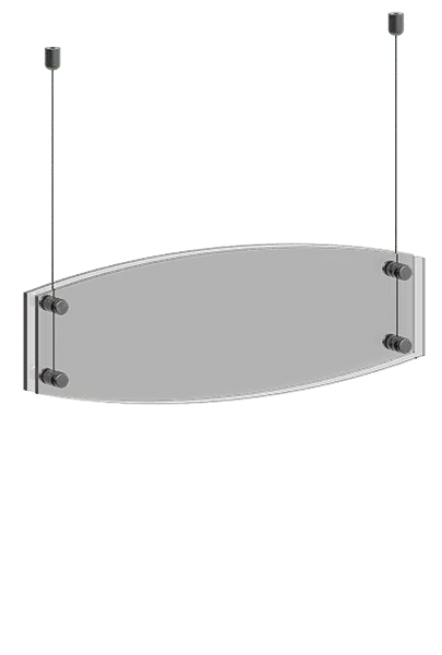KCCS-021 Cable Suspended Sign Kits — Design Options