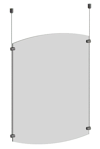 KCCS-028 Cable Suspended Sign Kits — Design Options