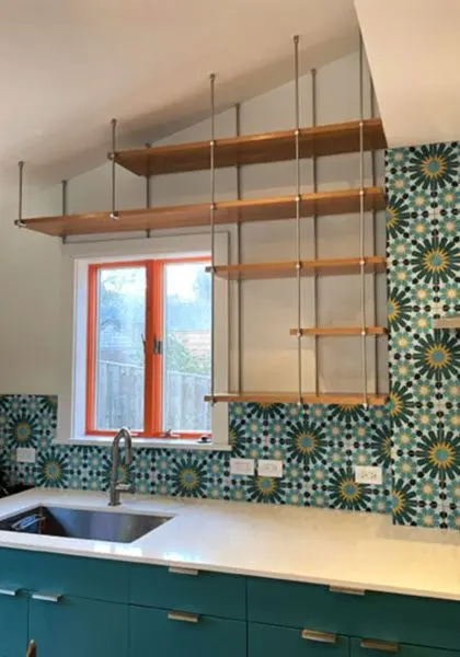 Hanging Shelves from Ceiling with 10mm Rod System