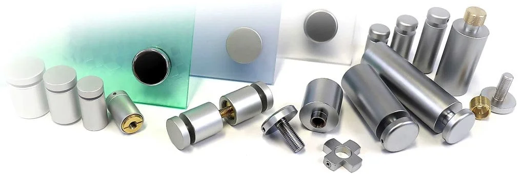 Nova Display Systems Sign Standoffs Hardware for Professional Signage Installations