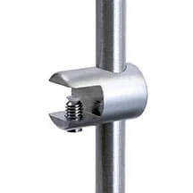 Rod Shelf Support Single-Sided — Horizontal Grip-Support / Non-Removable (#304 Stainless Steel)