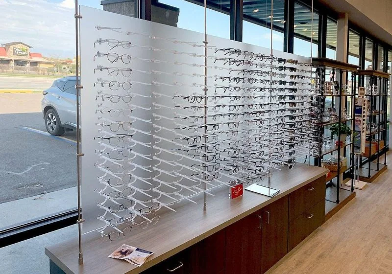 D2007 — Wall Panels for Eyewear Displays Suspended with 10mm Rod Display