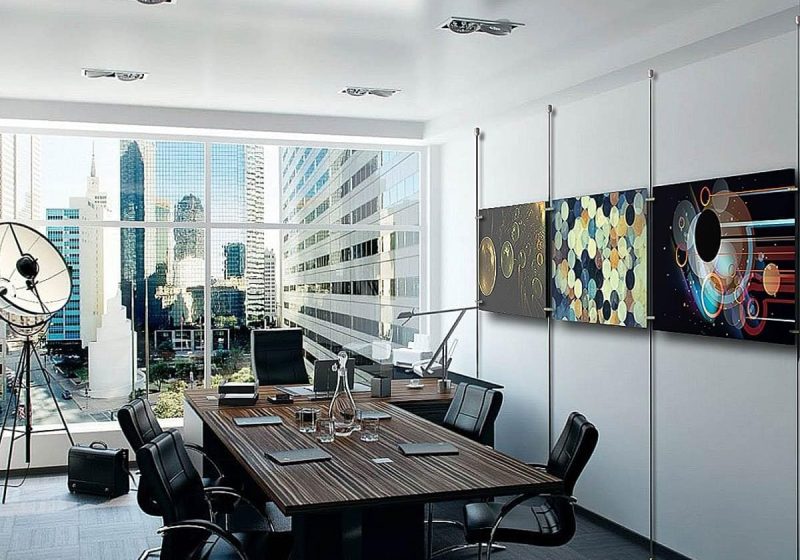 D3004 — Rod Suspended Graphic Panels / Decorative Concept