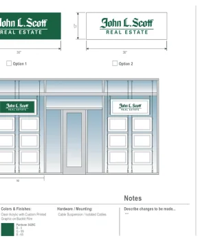 DC1101 — Illuminated Display Concept for John L.Scott Real Estate DC1101 — Illuminated Display Concept for John L.Scott Real Estate