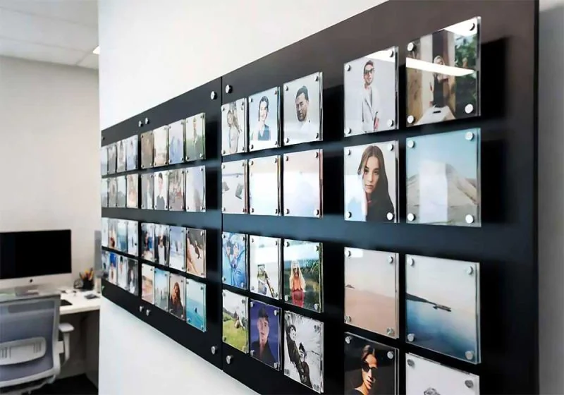 DC1237 – Custom Acrylic Collage Frames | Standard Grid-Style Configuration