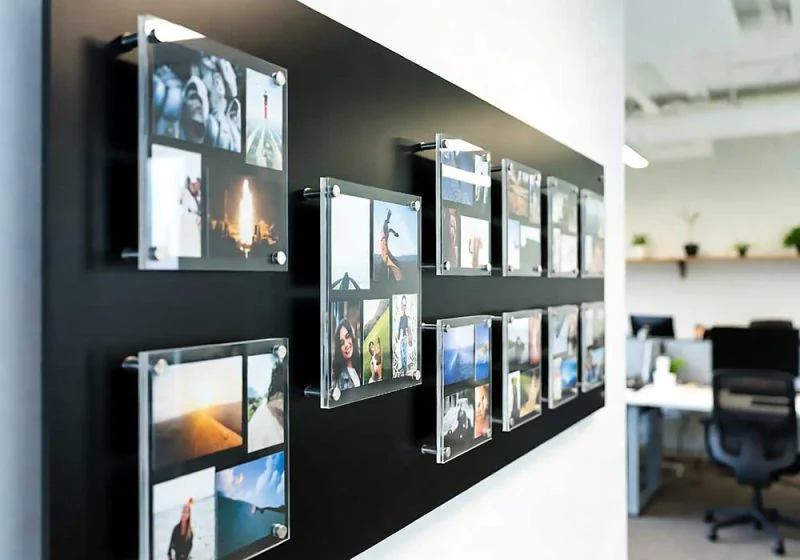 DC1240 – Custom Acrylic Collage Frames | Cluster Grid-Style Configuration