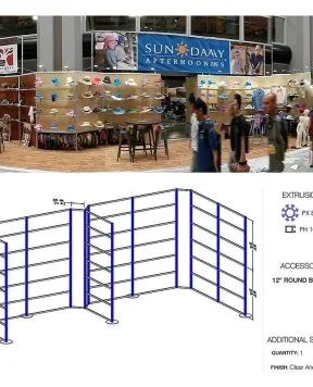 DC1405 — Exhibit Display Booth Design Concept DC1405 — Exhibit Display Booth Design Concept
