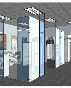 DC1801 — Cable/Rod Office Partition Design Concept DC1801 — Cable/Rod Office Partition Design Concept