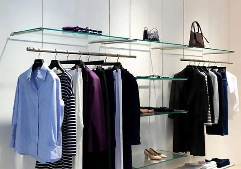 D2013 — Hanging Apparel in Fashion Retailers with Cable-Rod Hanging Rails