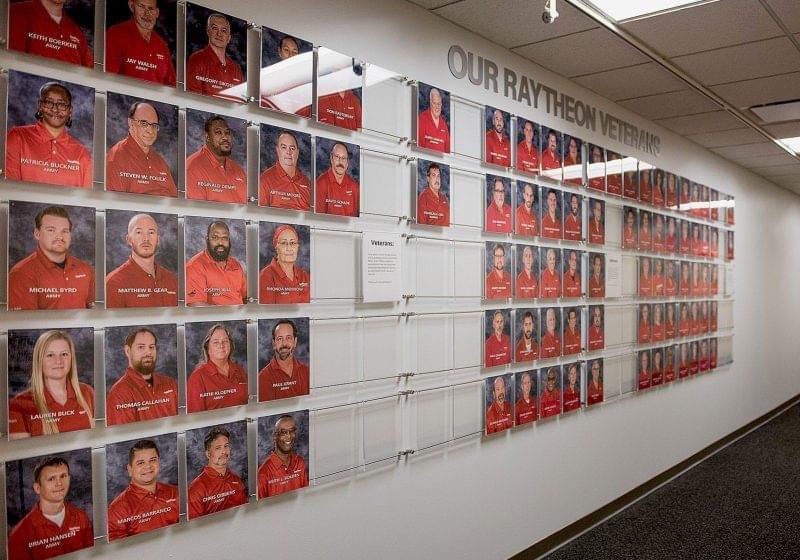 R2008 — Recognition Wall Display with Hook-on Acrylic Frames on Rods