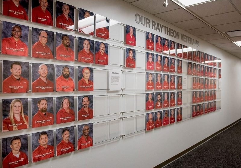 R2008 — Recognition Wall Display with Hook-on Acrylic Frames on Rods