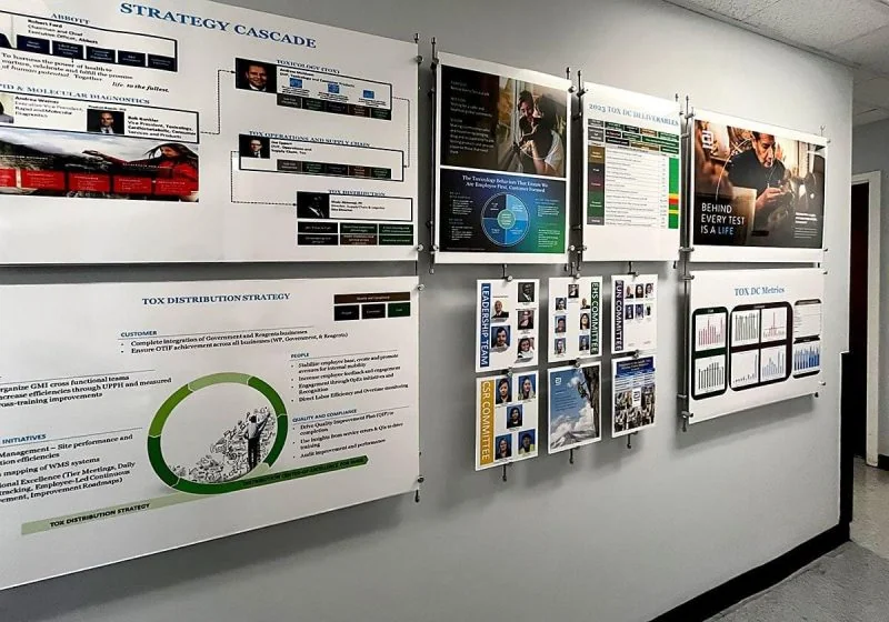 R2020 — Rod Suspended Info-Graphic Display R2020 — Rod Suspended Info-Graphic Display