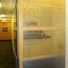 S1017 — Wall Graphics and Signage Suspended with Cables