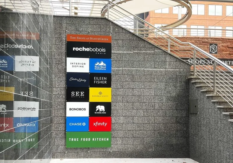 S2005 — Cable Wall-to-Wall Suspended Directional Signage