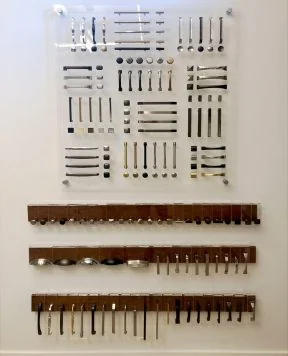 S3101 — Custom Acrylic Display Mounted to Wall with Standoff Supports S3101 — Custom Acrylic Display Mounted to Wall with Standoff Supports