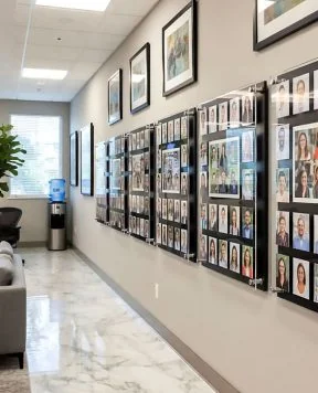 W1506 — Acrylic Collage Picture Frame Wall Display for Photos | Design Concept