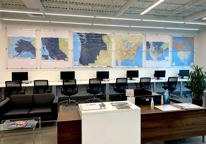 W4001 — Custom Acrylic Frames for Maps and Charts with Standoff Hardware | Design Concept