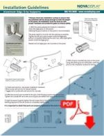 How to Install WGS Series Aluminum Edge-Grip Supports