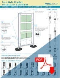Free-Style Display Stand KFTR Installation Guides