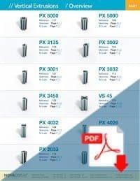 Modular Display Systems Vertical Extrusions Catalog