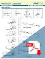 How to Install WM05-WM17 Sign Standoff Supports for Sign Panels