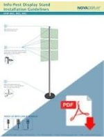 Info-Post Display Stand KFIP Installation Guides